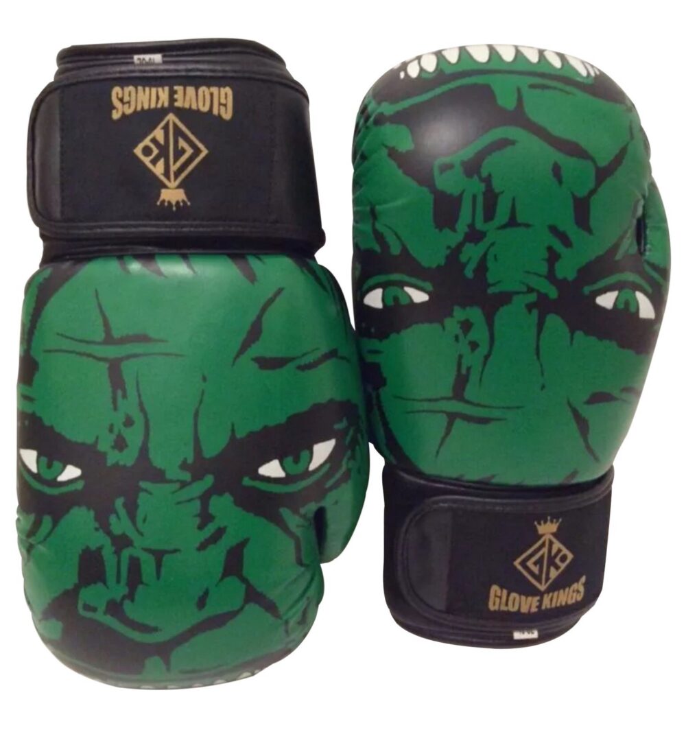 GK Glove Kings Boxing Gloves Green Monster