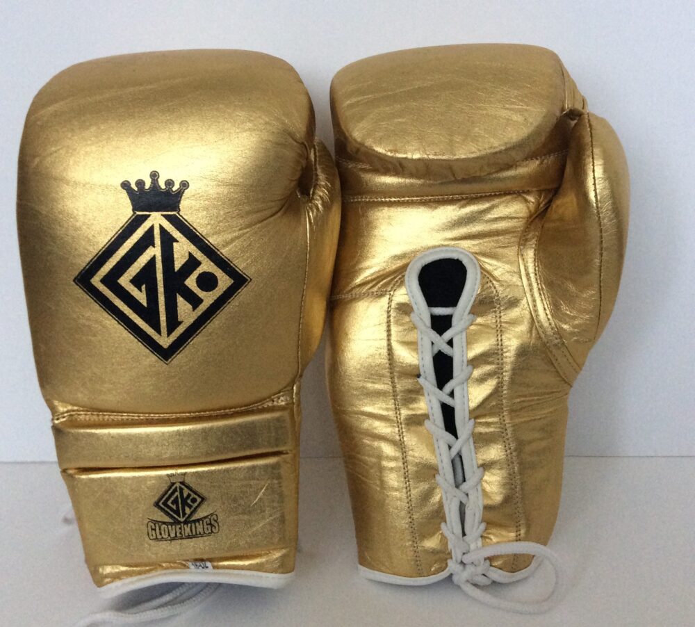 Glove kings lace up boxing gloves cowhide leather - Image 3