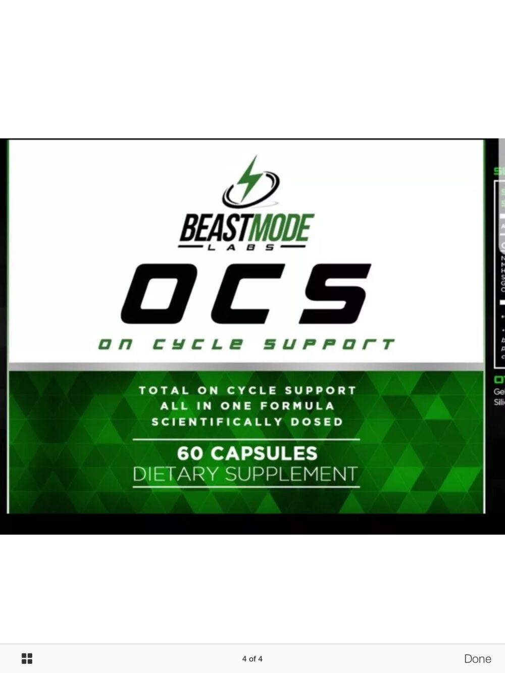 Beastmode labs OCS on cycle support - Image 4