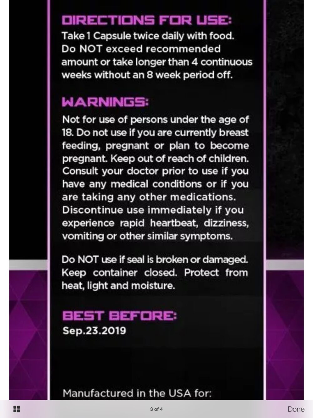 Beastmode labs Tudca liver support 60 caps - Image 3