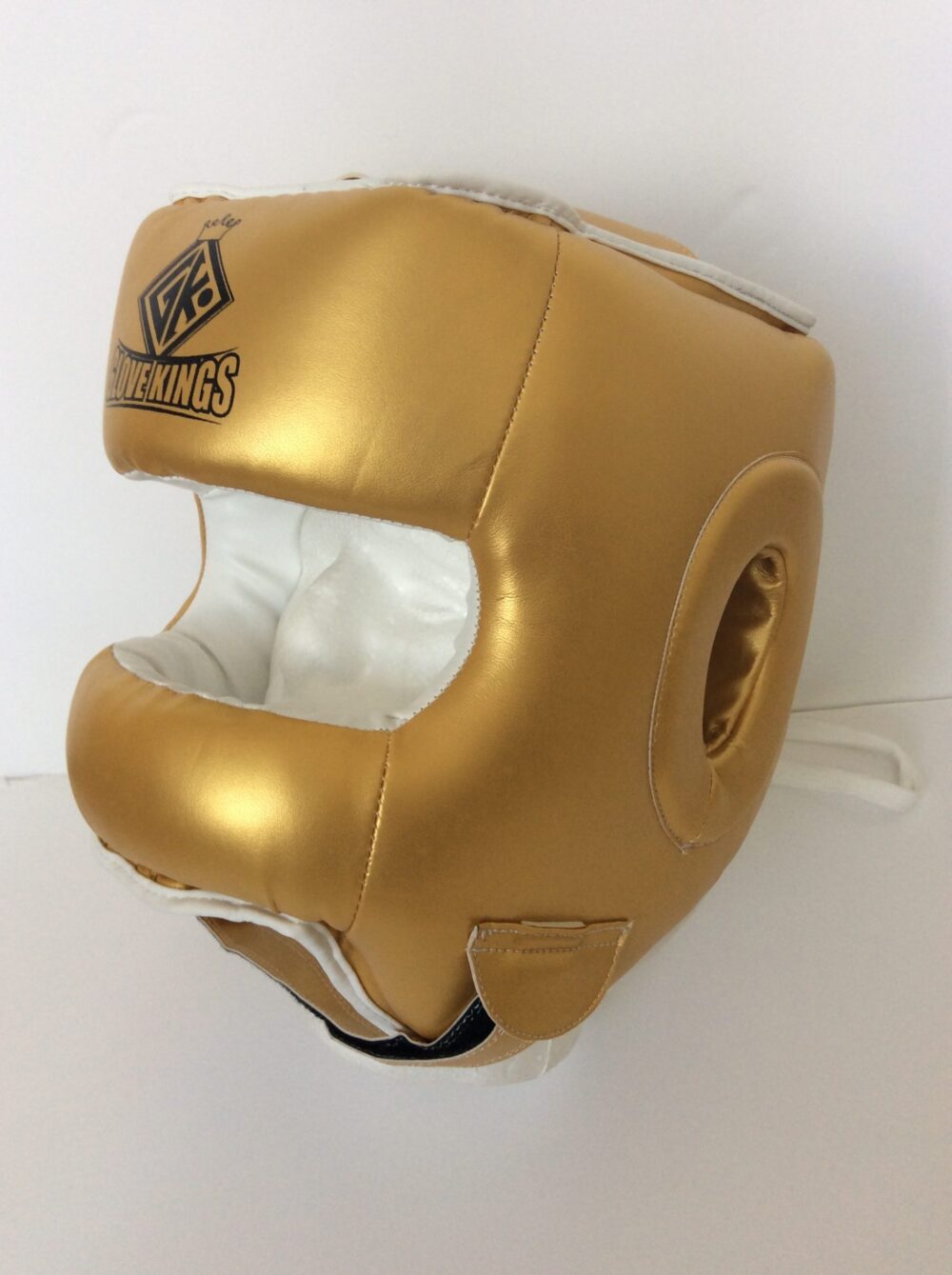 Boxing sparring set cowhide leather gold and black - Image 2