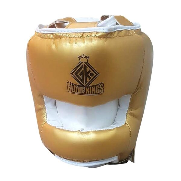 Glove kings gold face bar headguard