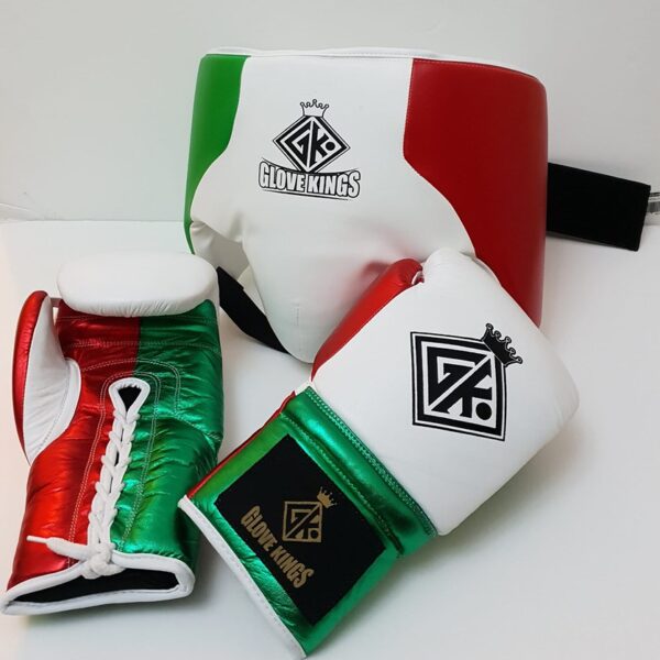 Boxing sparring set cowhide leather Mexican