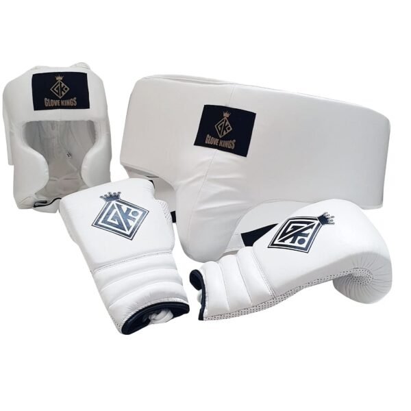 Boxing sparring set cowhide leather