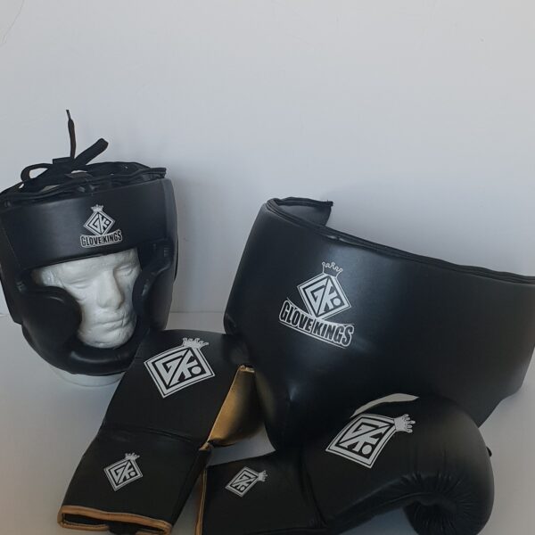 Boxing sparring set cowhide leather