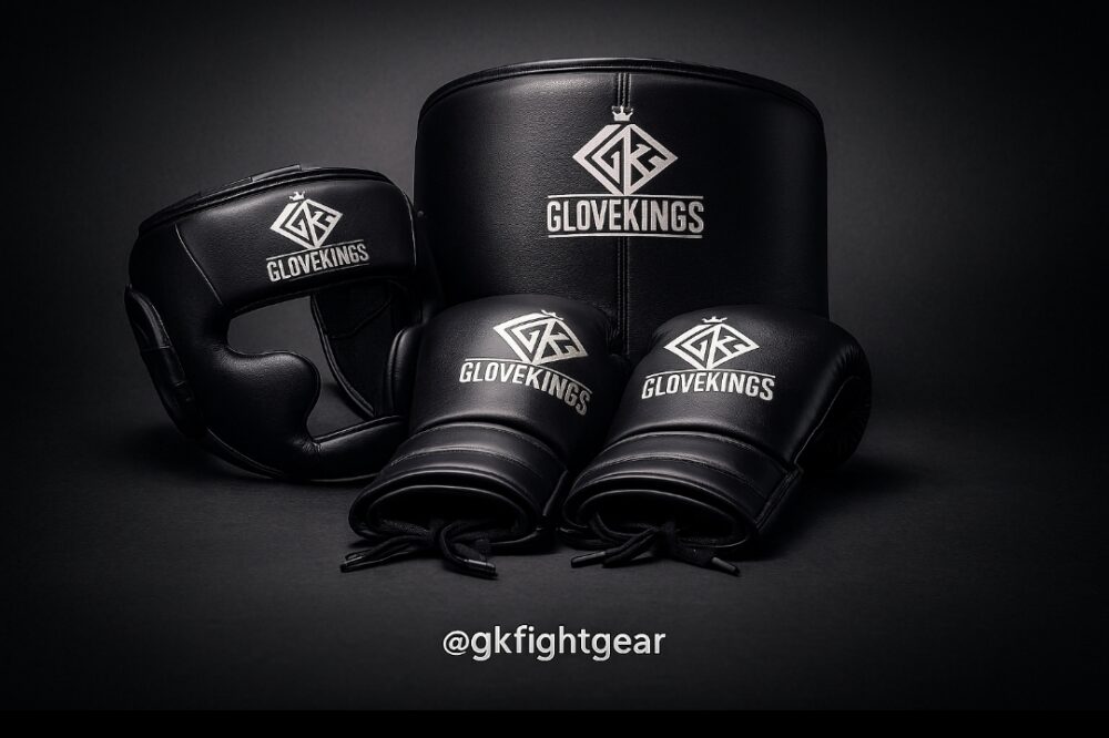 Boxing sparring set cowhide leather