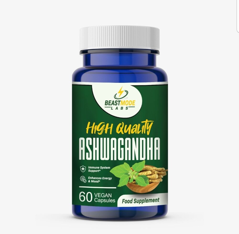Ashwagandha 1300mg 60 capsules beastmode labs