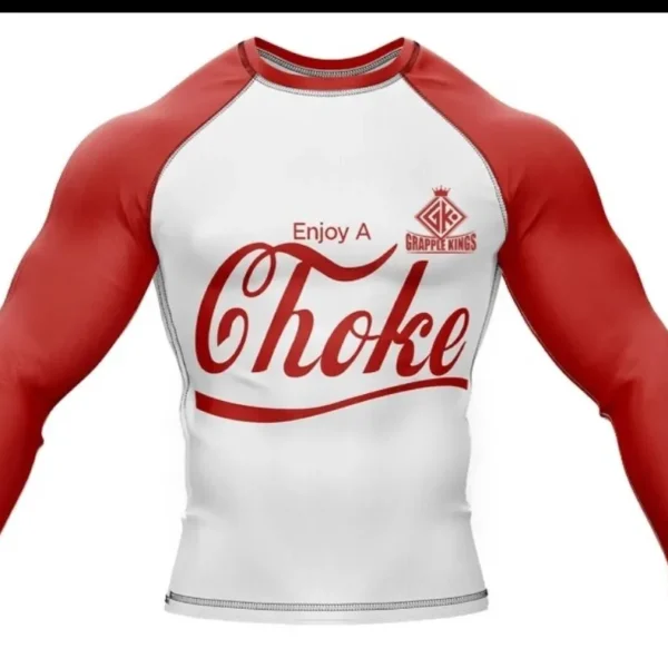 Enjoy a choke grapple kings rashguard