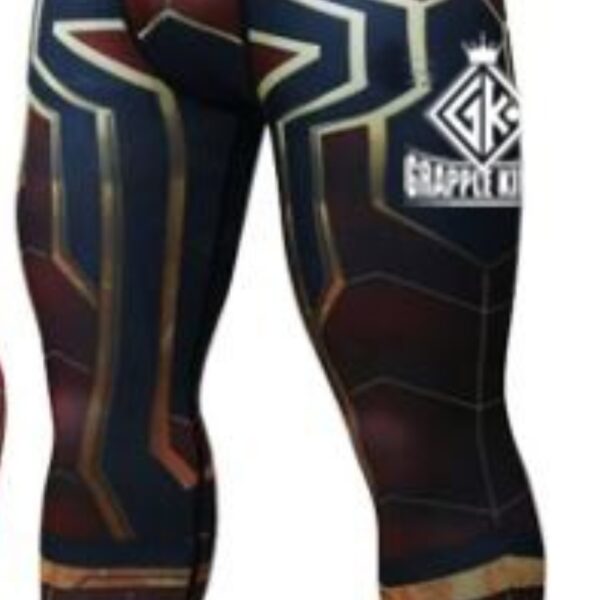 Spiderweb superhero BJJ Spats MMA Compression Pants No Gi Tights Grappling Leggings