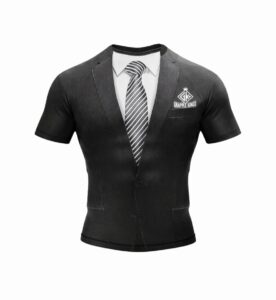 Tuxedo grapple kings half sleeves rashguard
